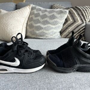 Nike Kids Black and White Sneakers Duo
